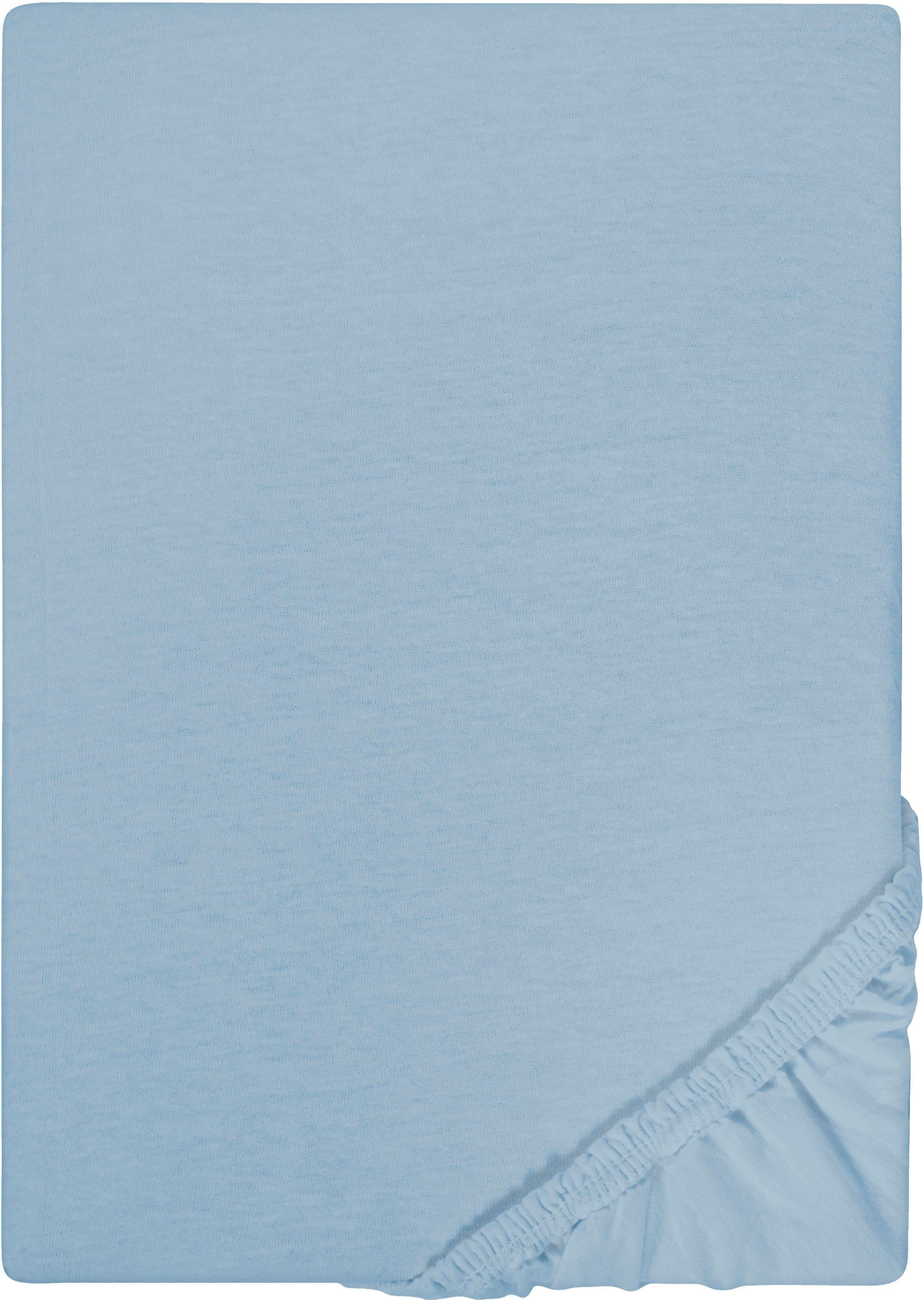 Castell Spannbettlaken Jersey | Blau