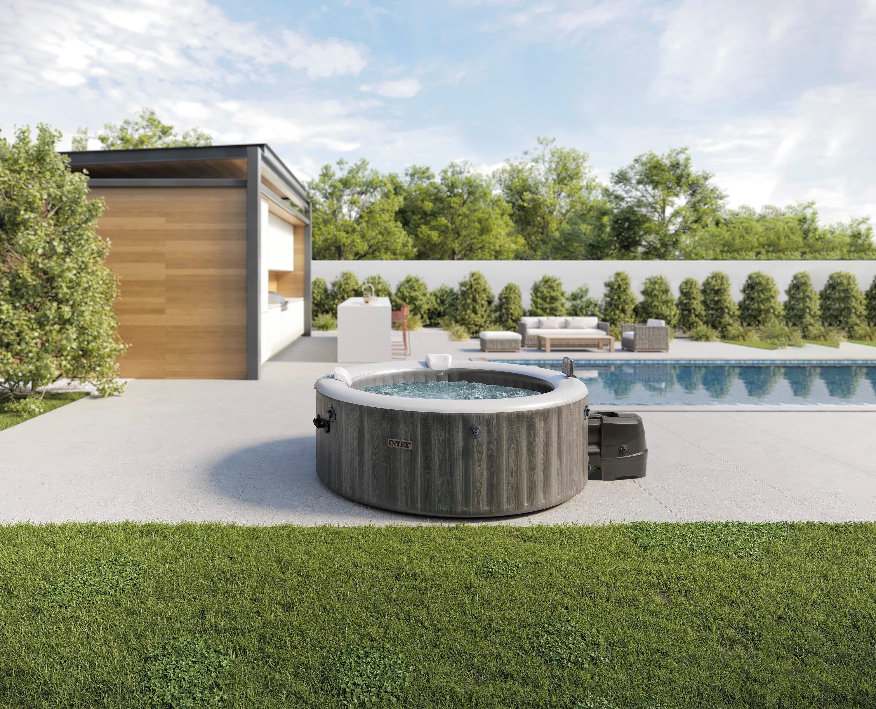 Intex Whirlpool Greywood Deluxe | Braun