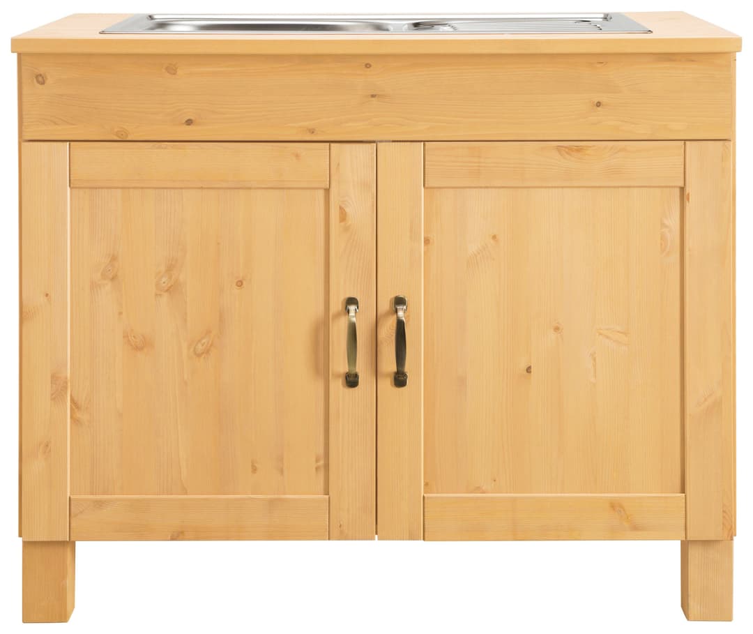 Home affaire Spülenschrank Alby | Holztöne