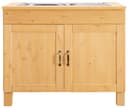 Home affaire Spülenschrank Alby | Holztöne