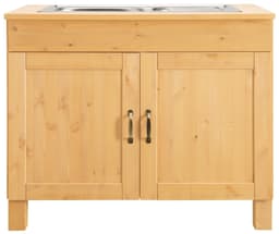 Home affaire Spülenschrank Alby | Holztöne