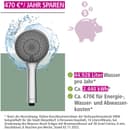 WENKO Handbrause Watersaving | Silber 5