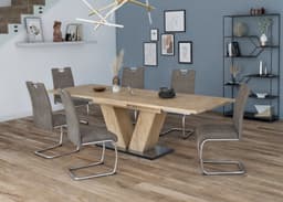 Mäusbacher Esstisch Komfort V | Holztöne