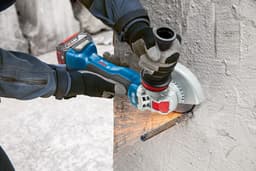 Bosch Professional Akku-Winkelschleifer GWS 18V-10 P | Blau