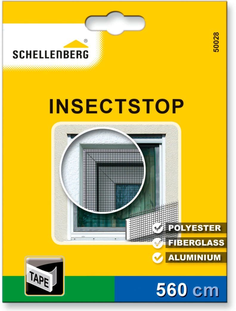 SCHELLENBERG Klett-Klebeband für Fliegengitter | Weiß