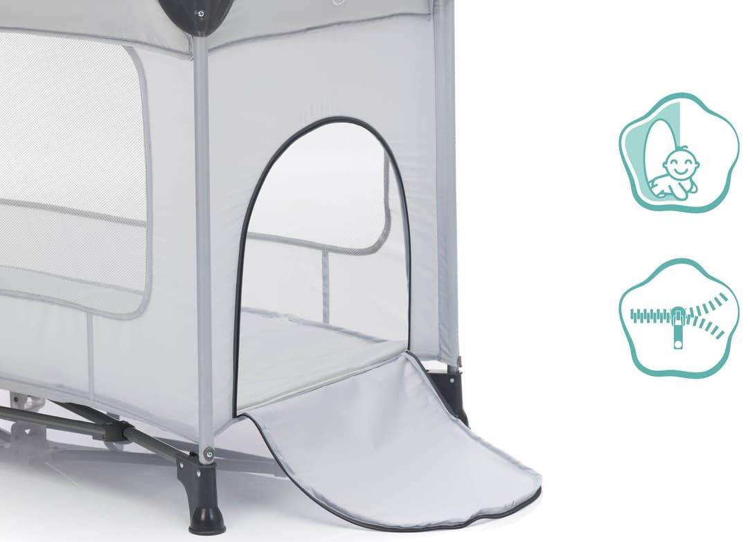 Fillikid Baby-Reisebett Nizza | Grau