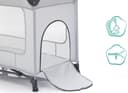 Fillikid Baby-Reisebett Nizza | Grau 4