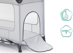 Fillikid Baby-Reisebett Nizza | Grau