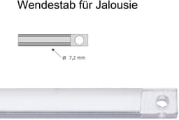 Liedeco Sichtschutzbedienstab | Transparent