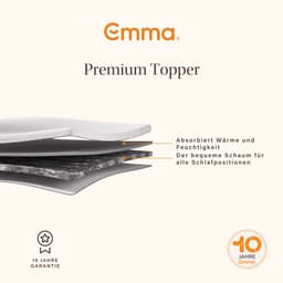 Emma Premium Topper | Weiß