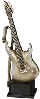 Ambiente Haus Dekofigur Gitarre Figur S | Silber