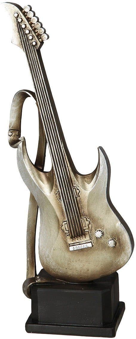 Ambiente Haus Dekofigur Gitarre Figur S | Silber