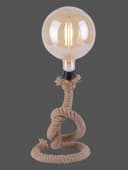 JUST LIGHT ROPE Tischleuchte | Braun 2