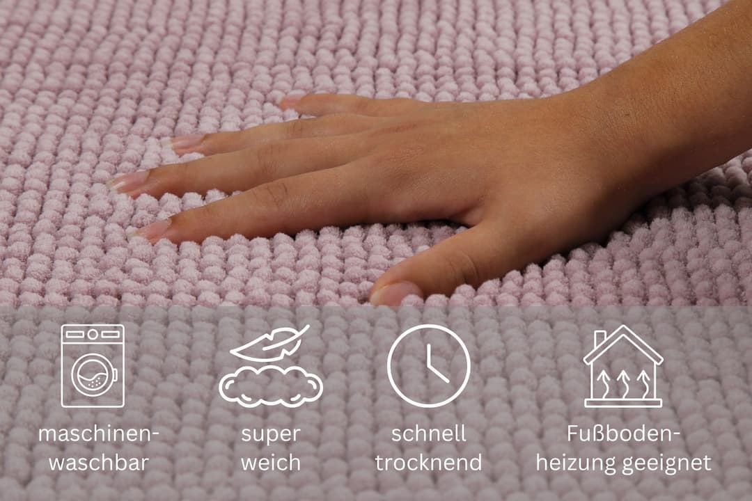 OTTO home Badematte Kaelan | Rosa