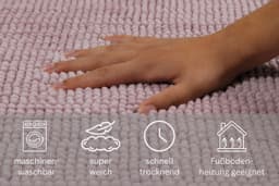 OTTO home Badematte Kaelan | Rosa