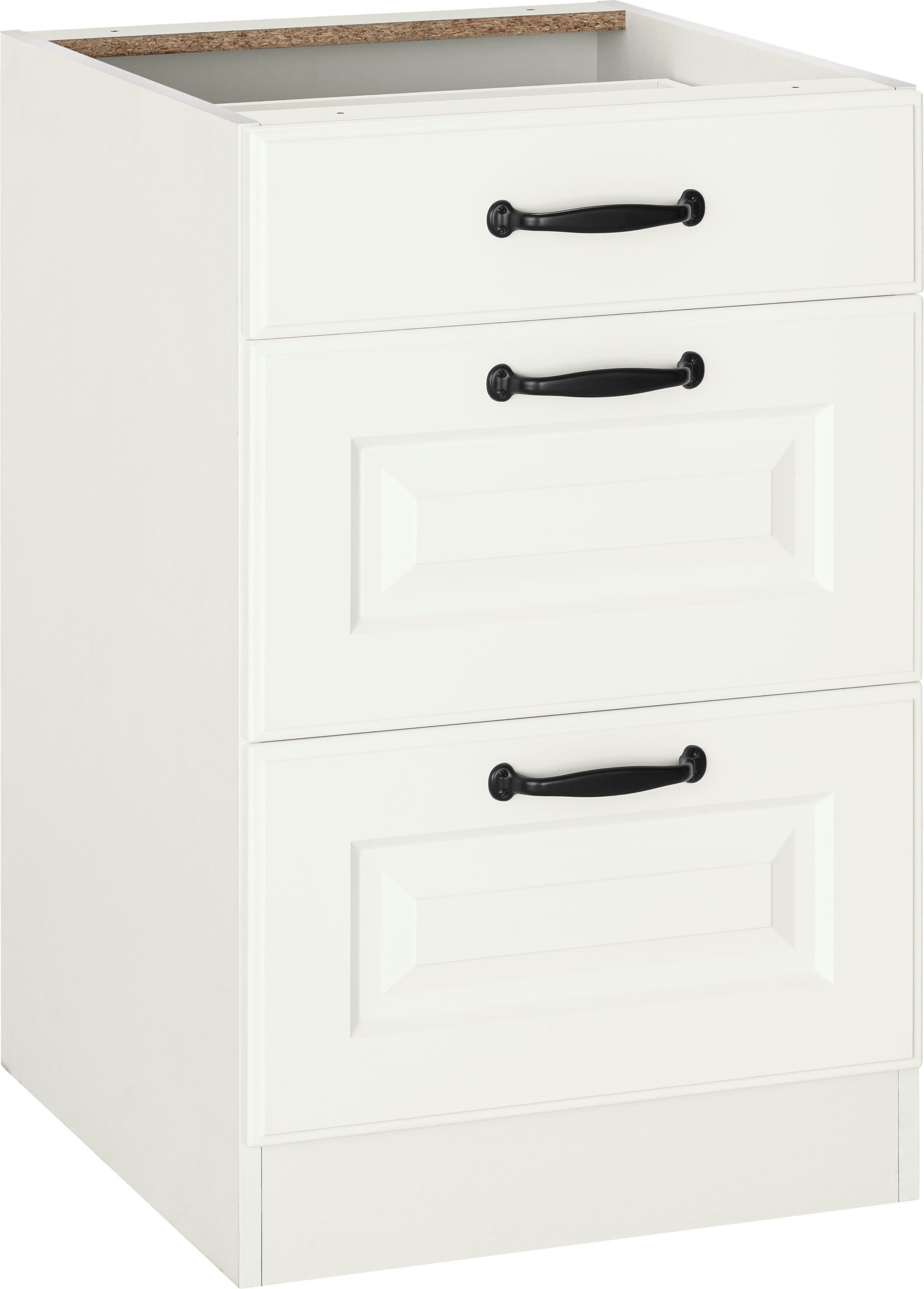 wiho Küchen Auszugsunterschrank Erla | Weiß