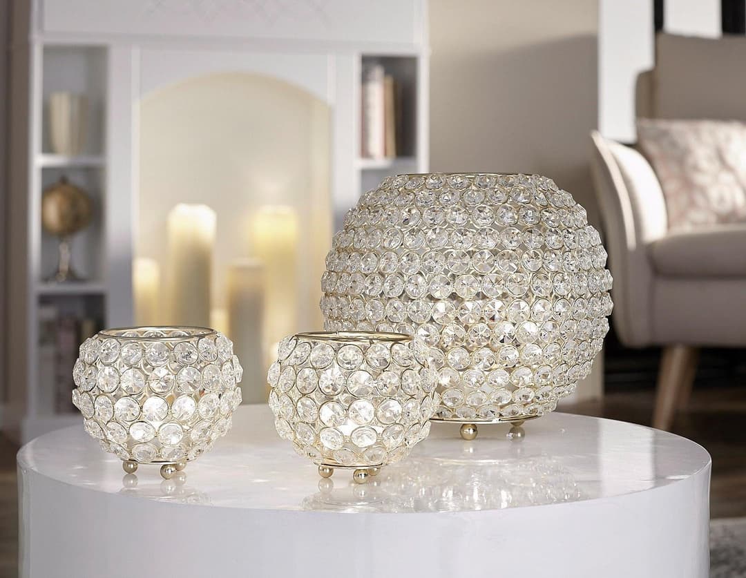 Home affaire Windlicht Kristall | Gold