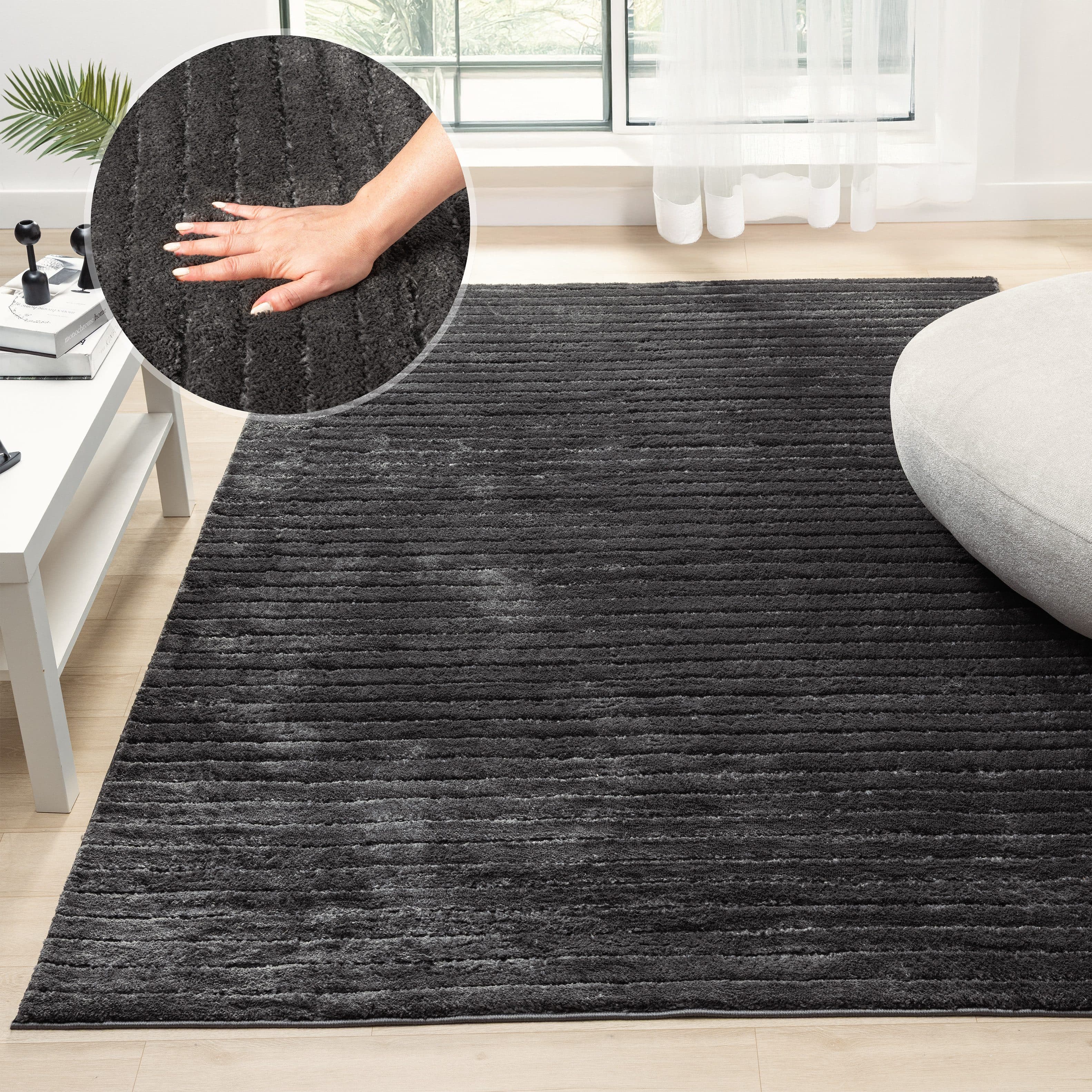 LeGer Home by Lena Gercke Teppich Selma | Grau