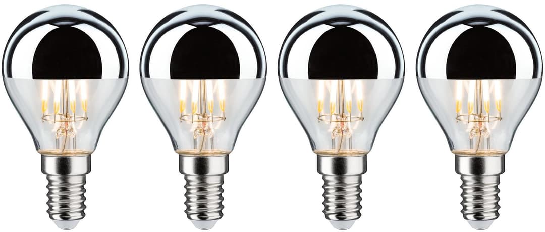 Paulmann LED-Leuchtmittel Tropfen Kopfspiegel | Silber