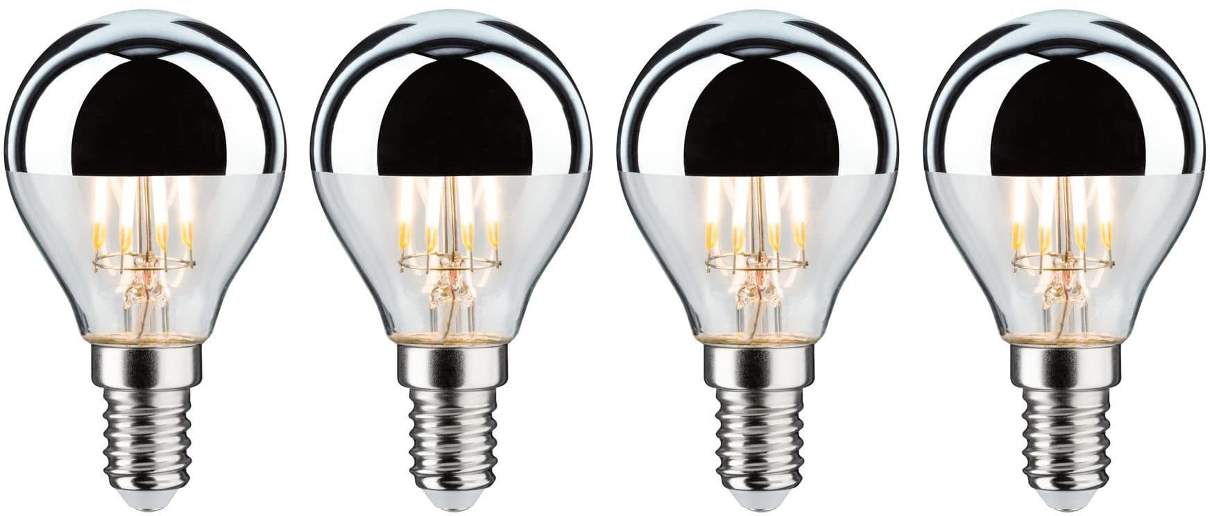Paulmann LED-Leuchtmittel Tropfen Kopfspiegel | Silber
