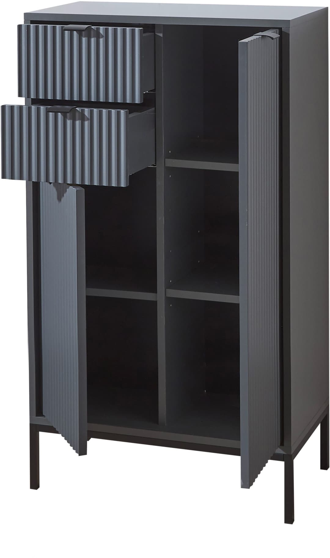 BASIC by Balculina Lucera Midischrank | Grau