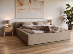 Home affaire Polsterbett LAUREDA | Braun