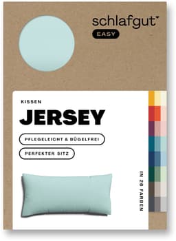 Schlafgut Kissenbezug EASY JERSEY | Türkis