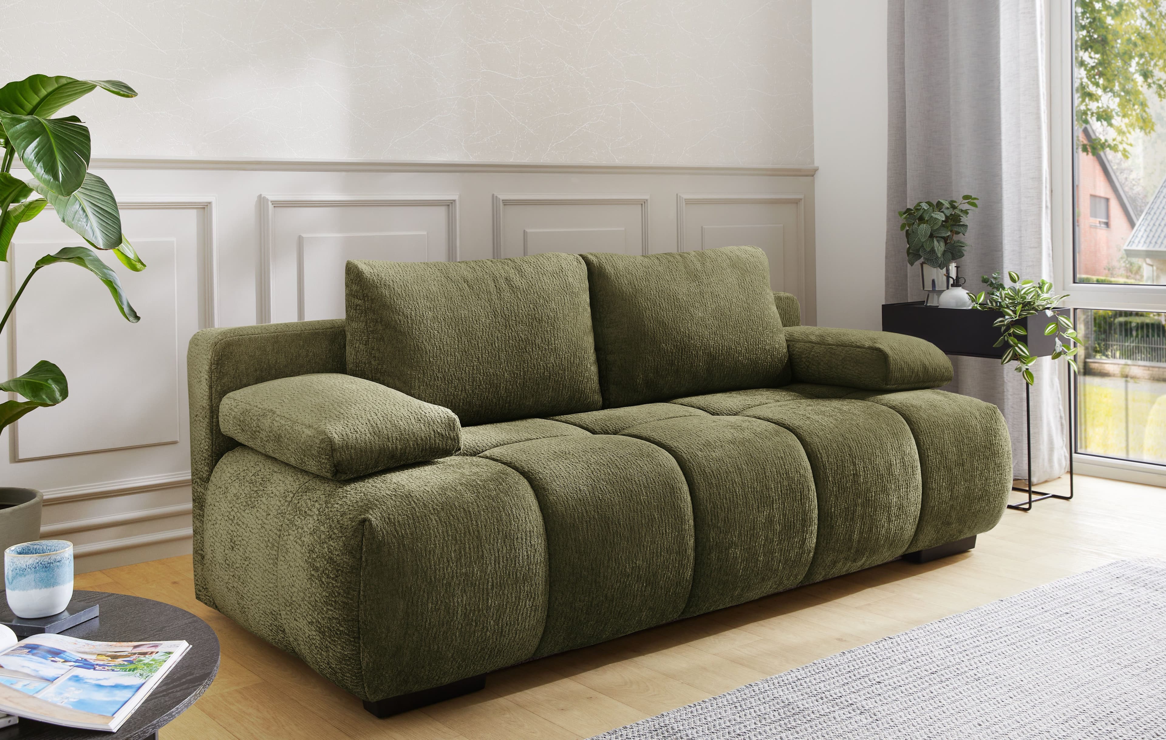 Jockenhöfer Gruppe Schlafsofa Reno | Grün