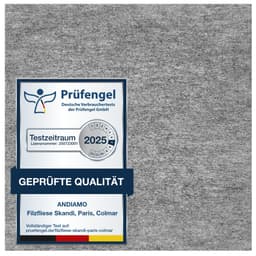 Andiamo Teppichfliese Skandi | Grau
