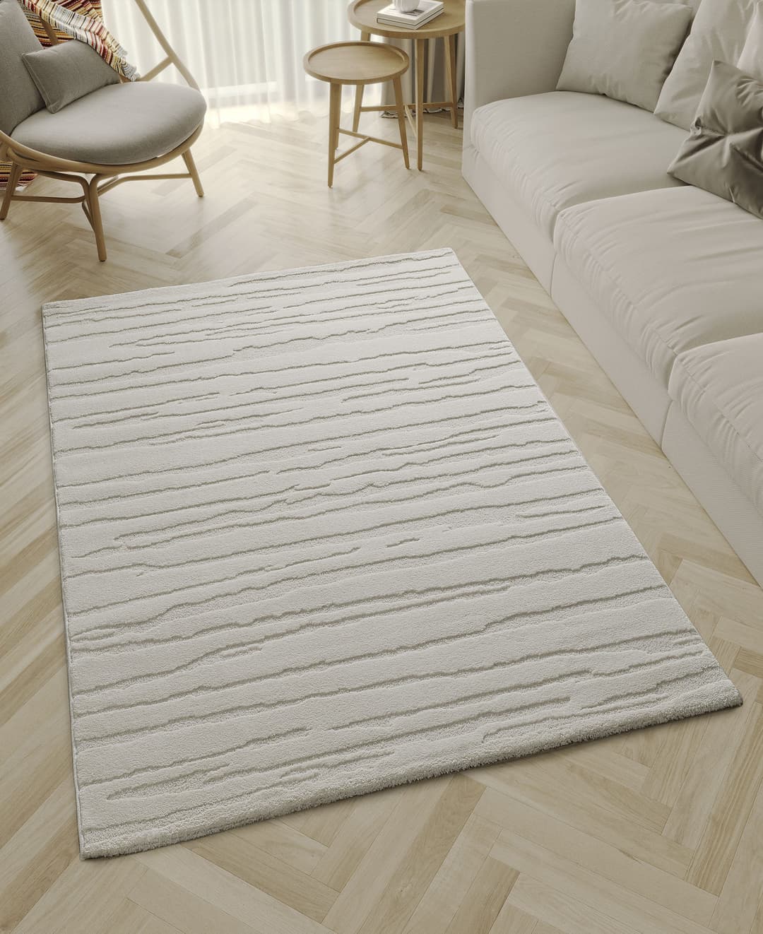 the carpet Teppich Everest | Beige