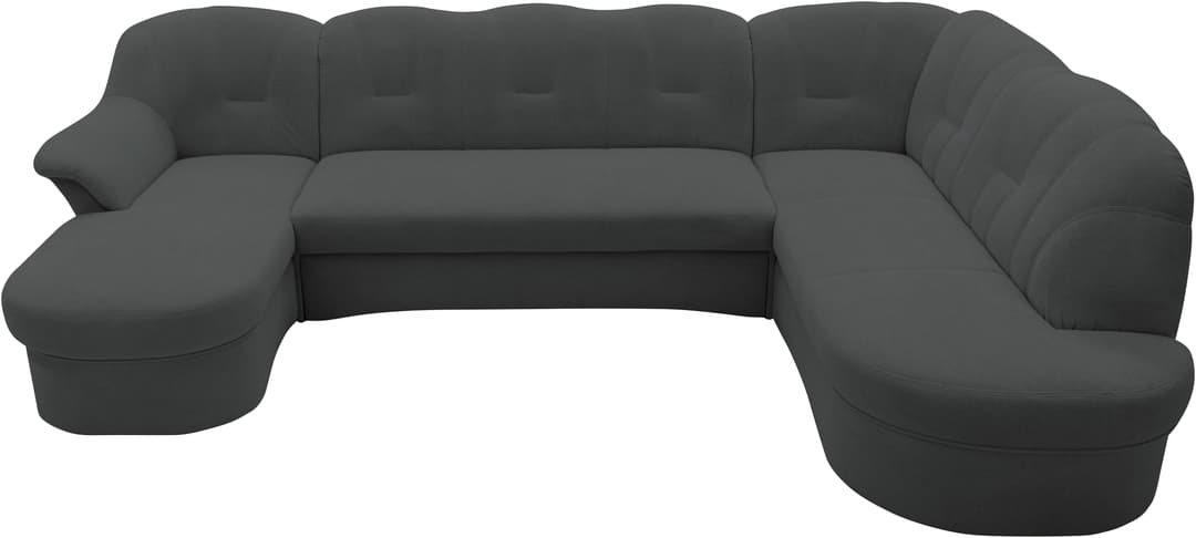 DOMO collection Wohnlandschaft Flores | Grau