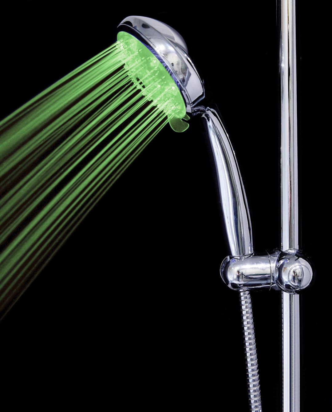 Schütte Handbrause LED Wellness Duschkopf | Silber