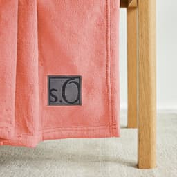 s.Oliver Wohndecke Kuschelsoft | Orange