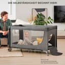 Kinderkraft Baby-Reisebett JOY 2 | Beige 5