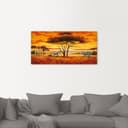 Artland Leinwandbild Afrikanische Landschaft II | Mehrfarbig 3