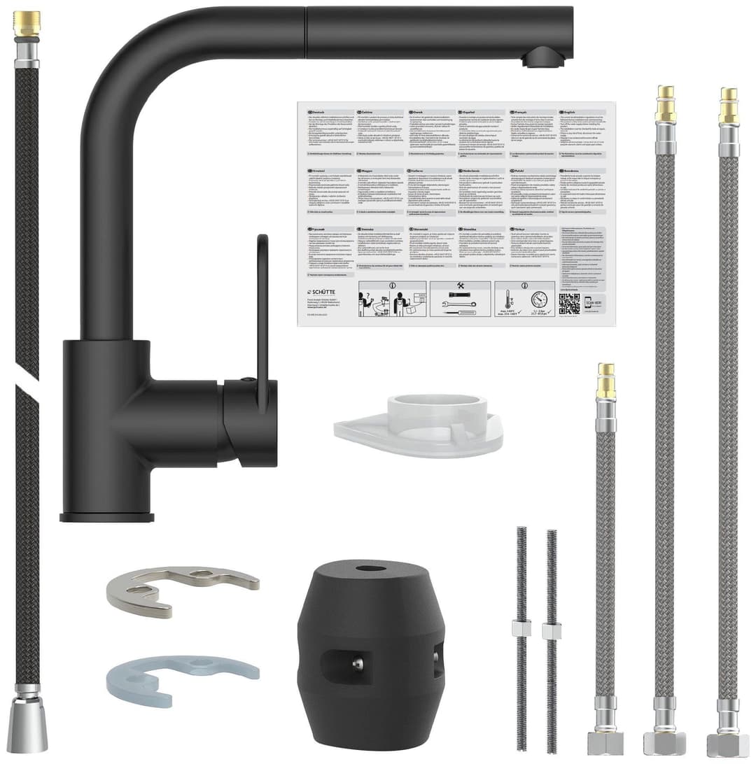 Schütte Spültischarmatur Design | Schwarz