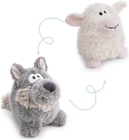 Nici Kuscheltier Let Me Out, Wolf mit Wendefunktion | Grau