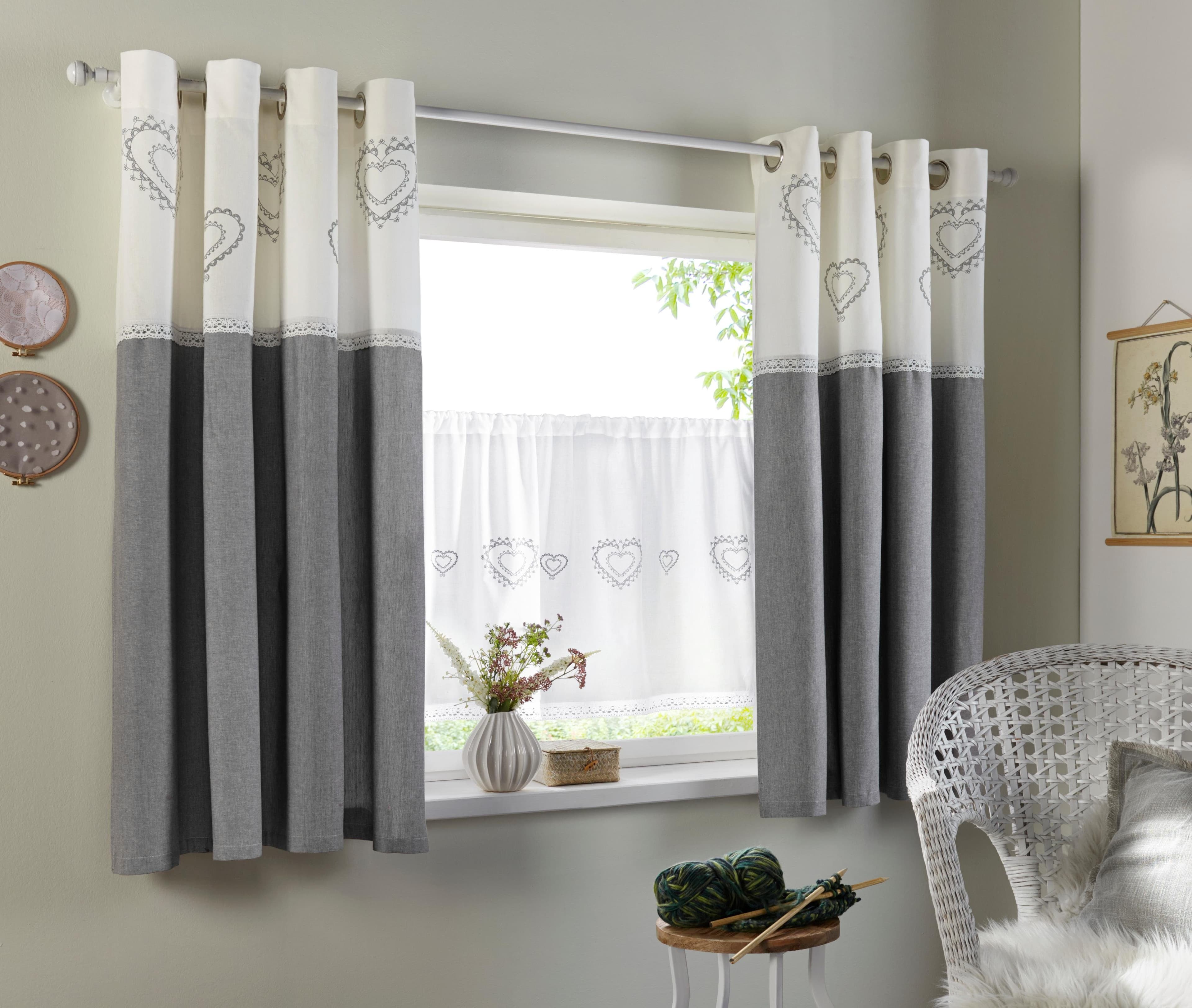 OTTO home Scheibengardine Louis | Weiß