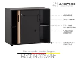 Schildmeyer Schiebetürenschrank Hank | Schwarz