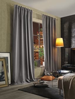 Home Basics Vorhang ACUSTICO | Grau