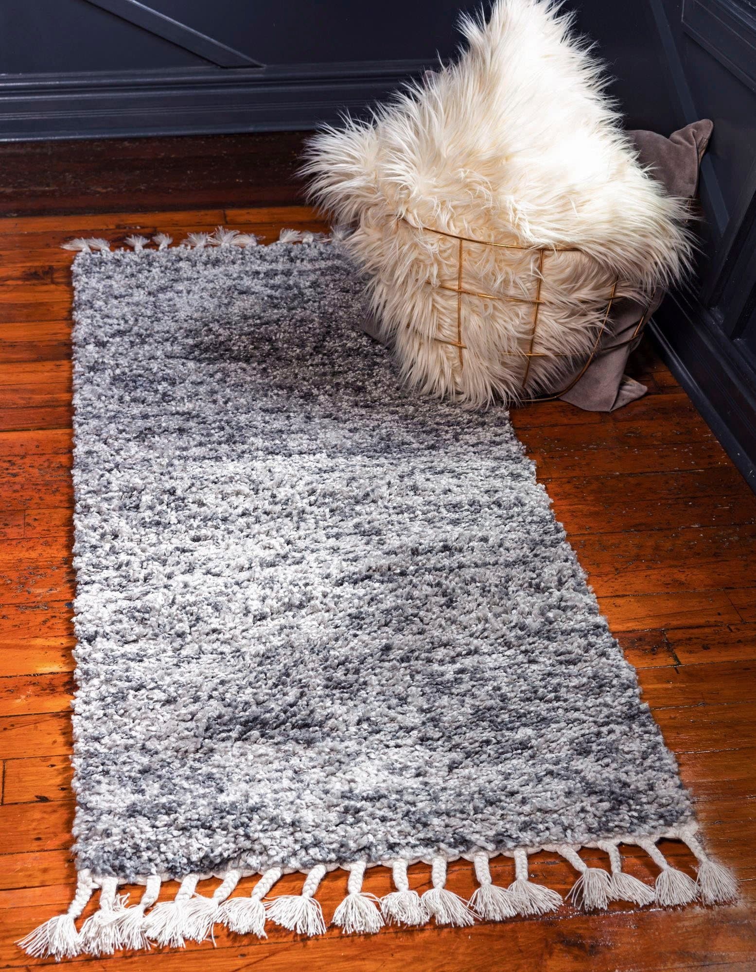 Myflair Möbel & Accessoires Hochflor-Läufer Top Shag | Grau