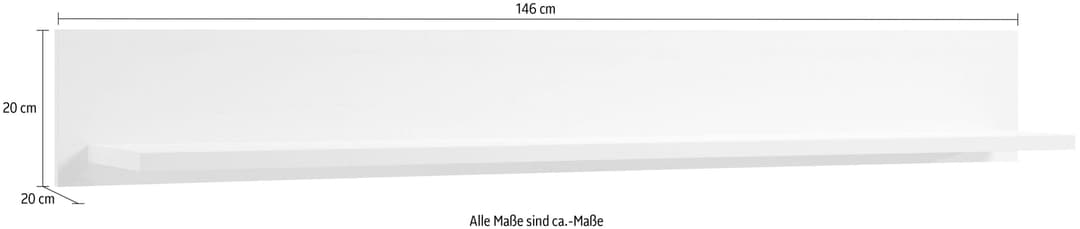 Home affaire Wandboard Cremona | Weiß