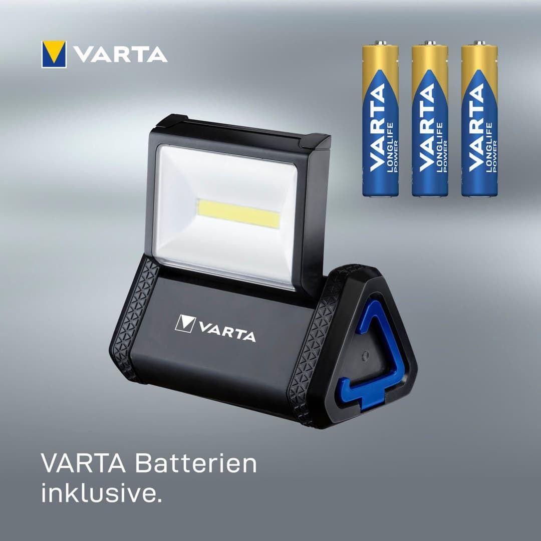 VARTA WORK FLEX AREA LIGHT | Schwarz