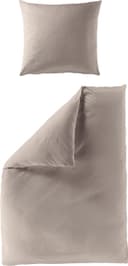BIERBAUM Bettwäsche Elegant uni | Braun