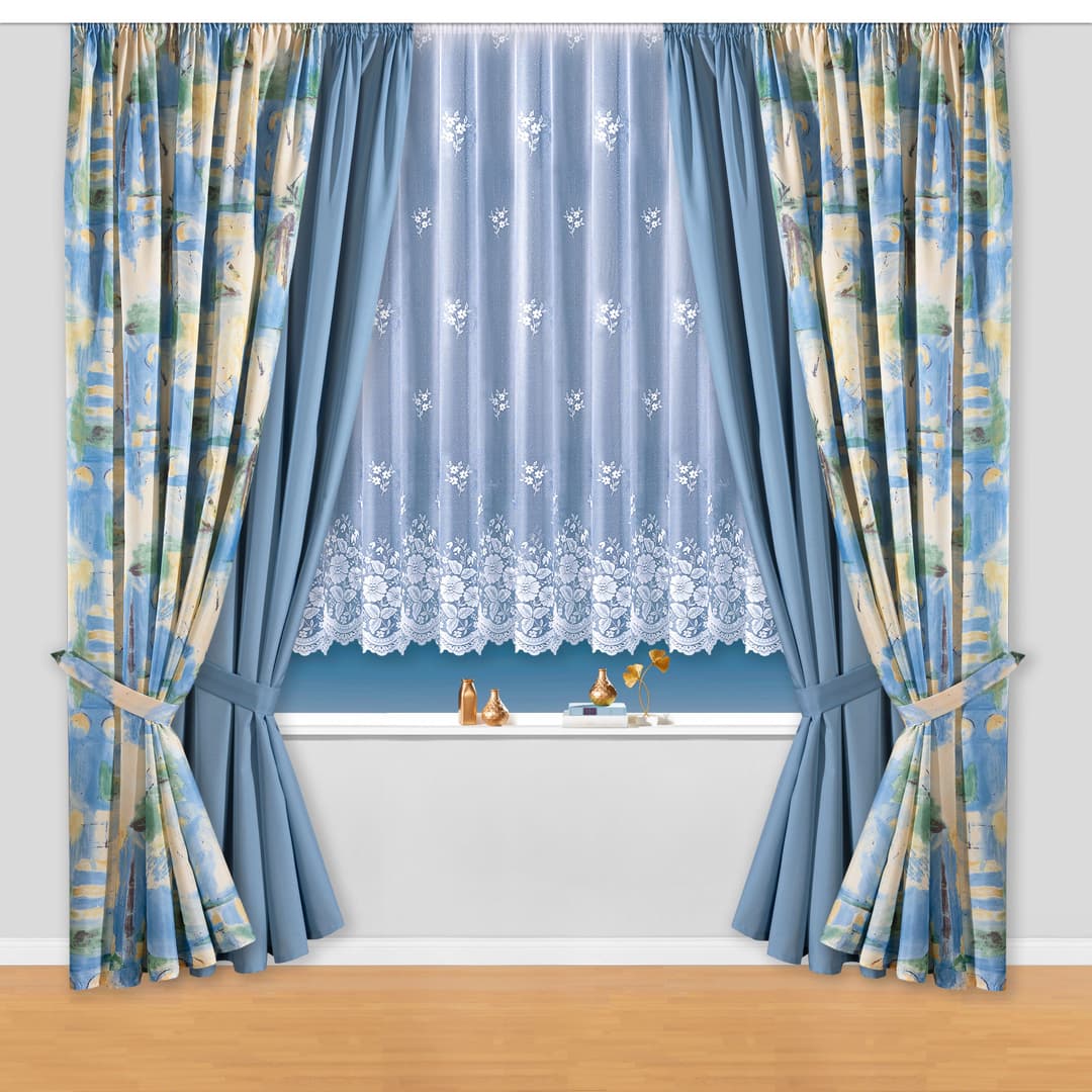 Weckbrodt Vorhang Matteo | Blau