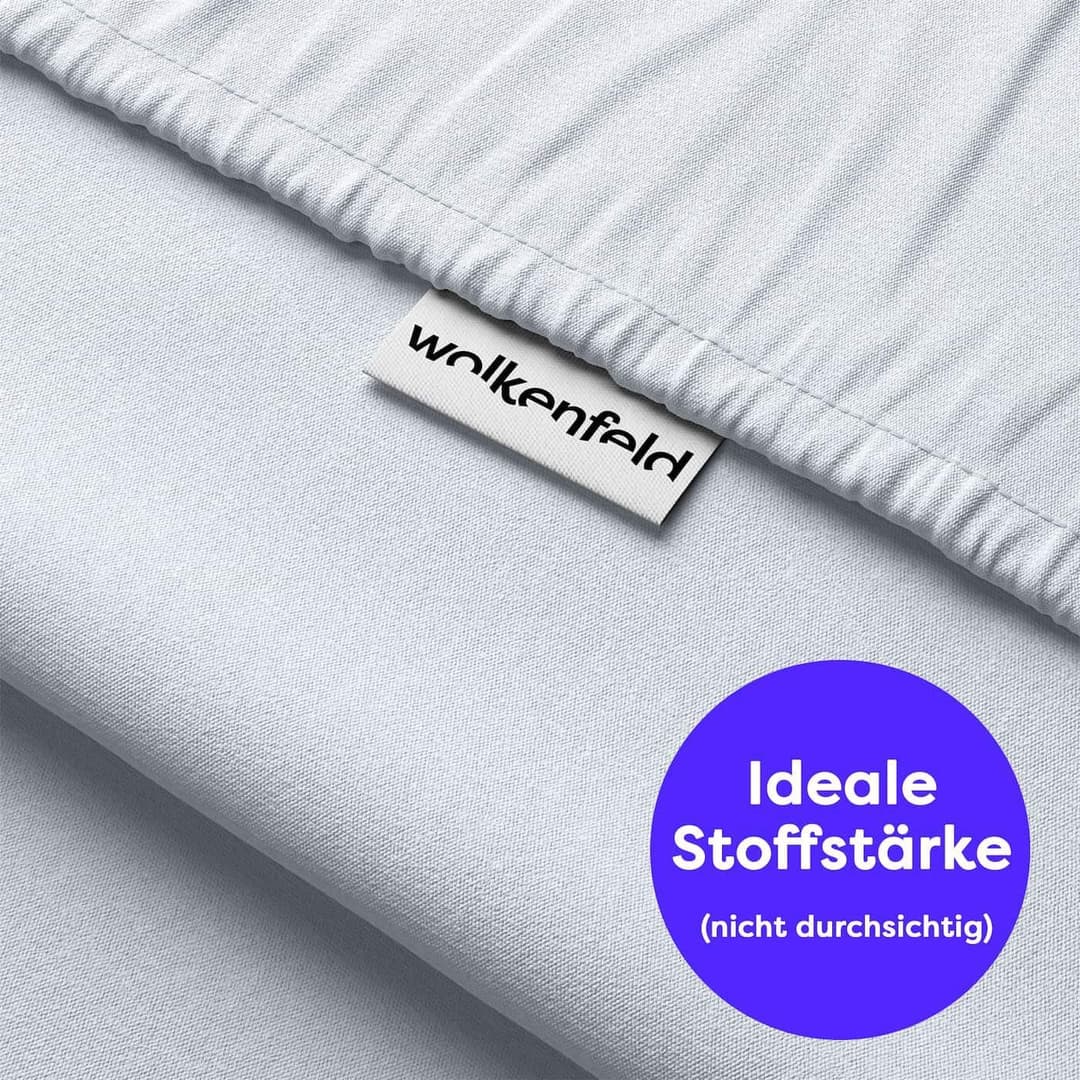 Wolkenfeld Kissenbezug Mikrofaser | Weiß