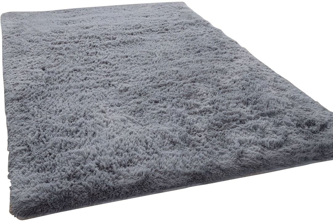 Paco Home Hochflor-Teppich Silky 591 | Grau