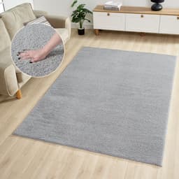 OTTO home Teppich Lilari Shaggy Premium | Grau