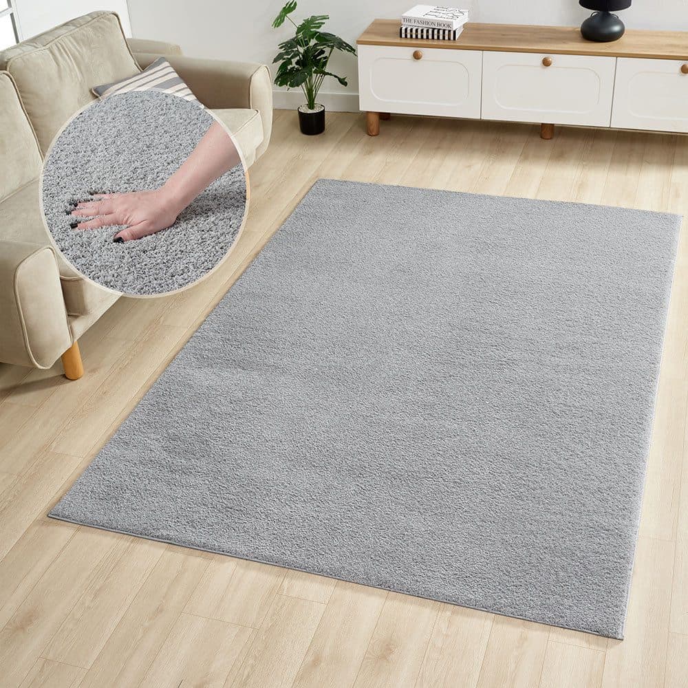 OTTO home Teppich Lilari Shaggy Premium | Grau