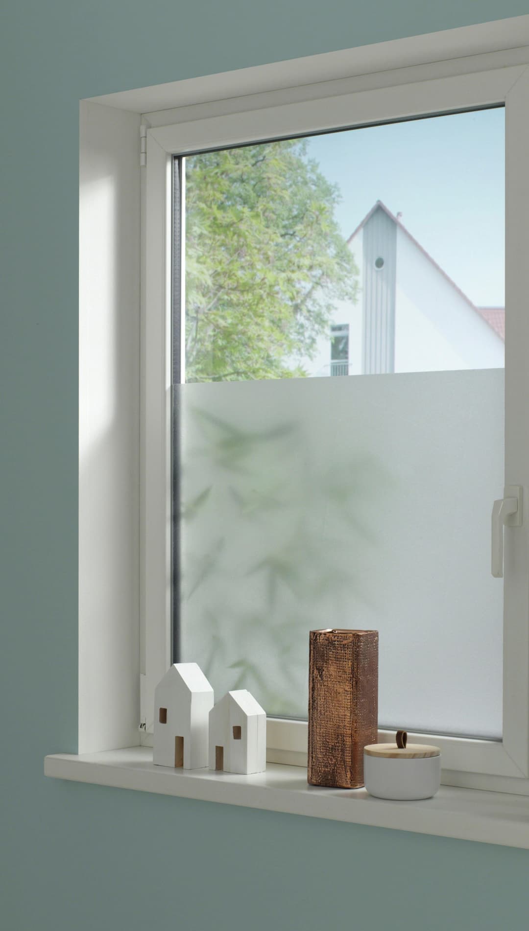 GARDINIA Fensterfolie Privacy 50 | Weiß